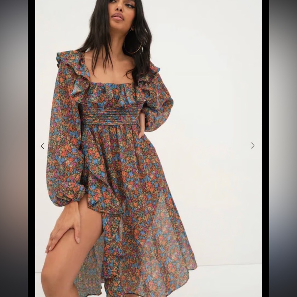 BNWT For Love and Lemons Brittany Midi Dress!